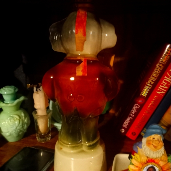 1960 Jim beam empty liquor bottles democrats and Republicans includes paper flag - Picture 3 of 11